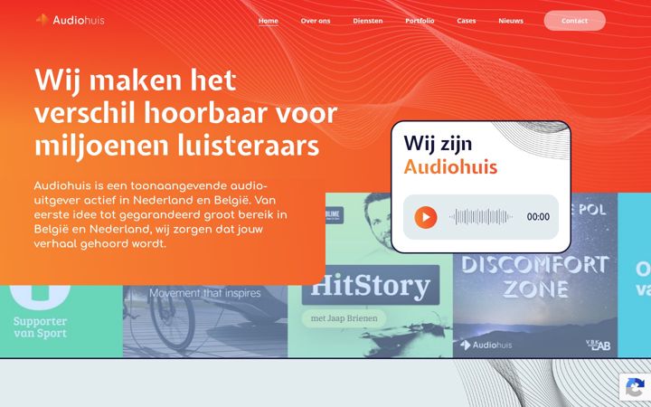 Screenshot of audiohuis.com