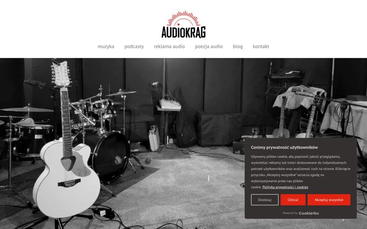 Screenshot of audiokrag.pl