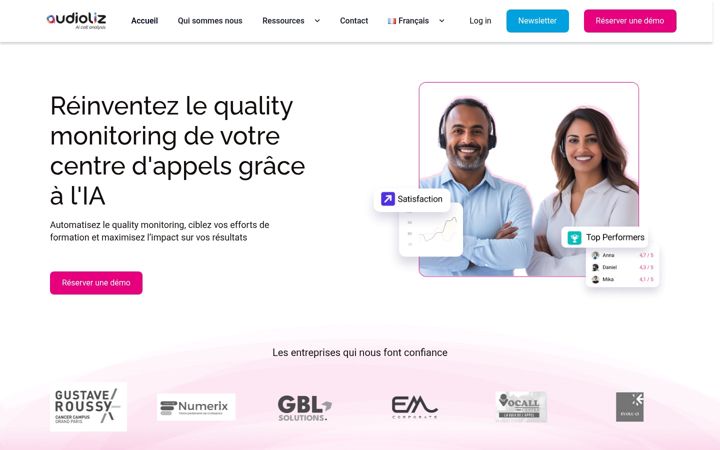 Screenshot von audioliz.com