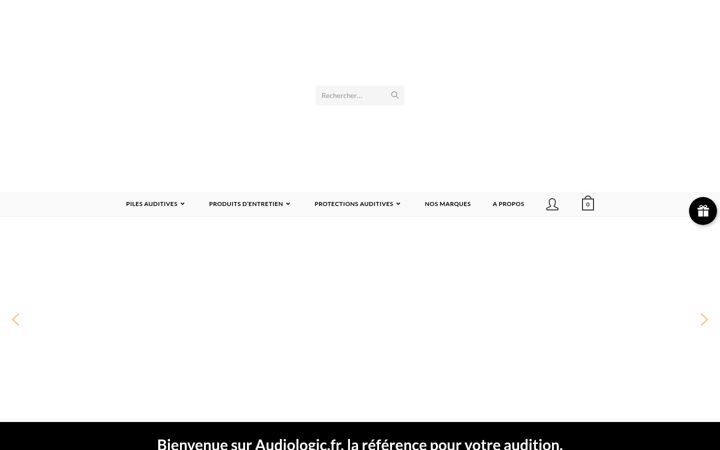 Screenshot von audiologic.fr