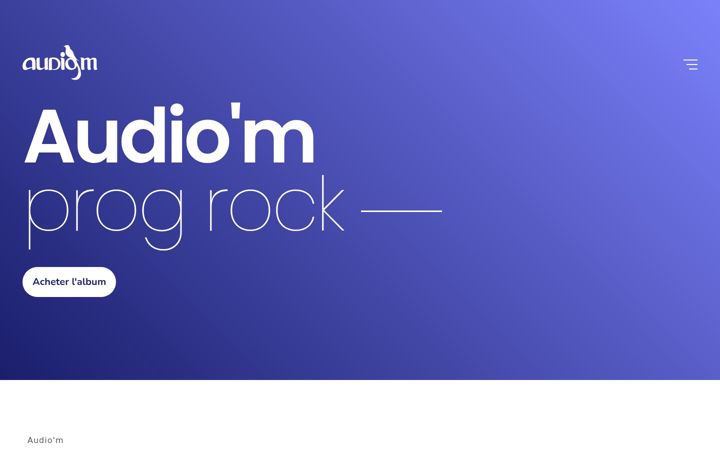 Screenshot of audiom.fr