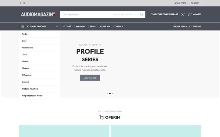 Screenshot of audiomagazin.ro