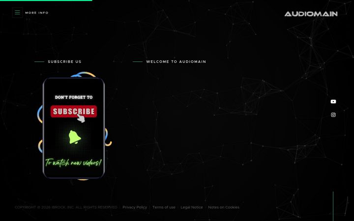 Screenshot of audiomain.de