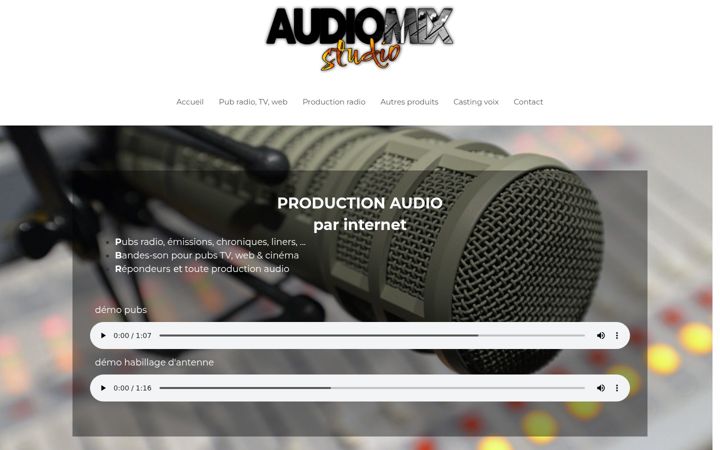 Screenshot of audiomix.nc