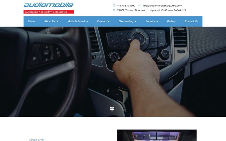 Screenshot ta' audiomobilehayward.com
