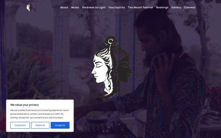Screenshot ta' audiomonk.in