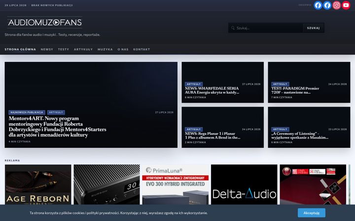Screenshot of audiomuzofans.pl