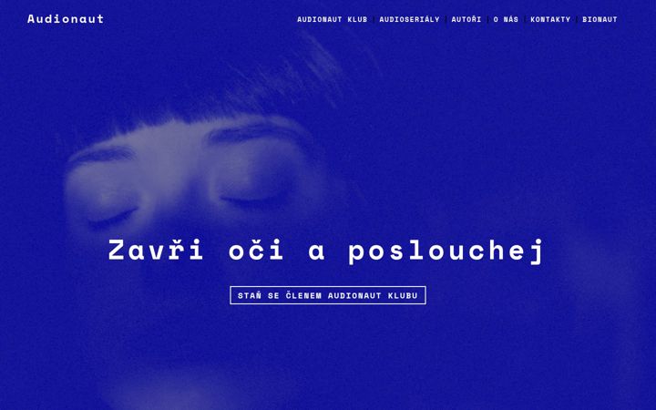 Screenshot ta' audionaut.cz