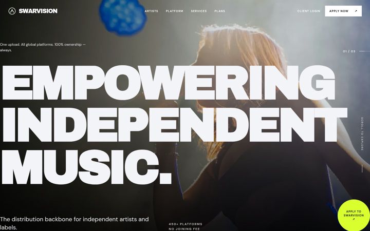 Screenshot of audioneix.com