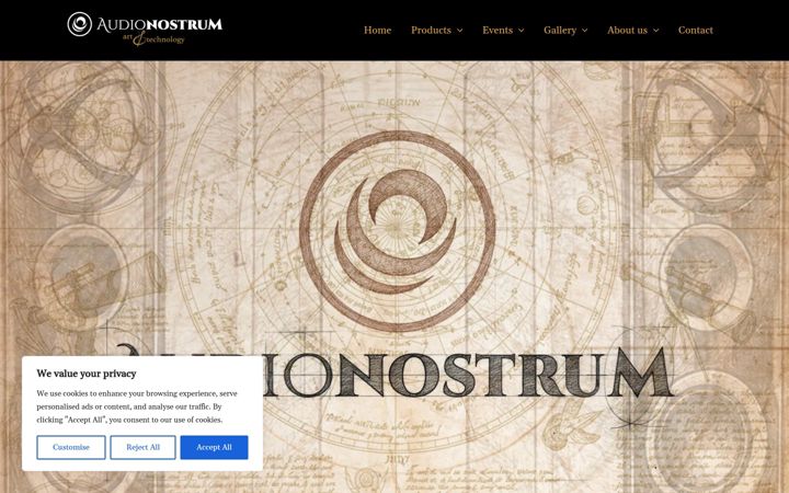 Screenshot ta' audionostrum.com