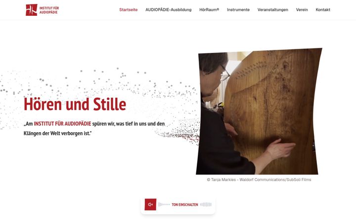 Screenshot of audiopaedie.de