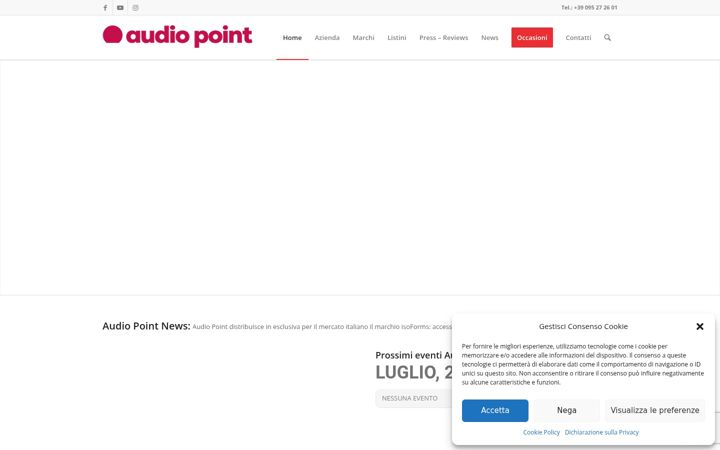 Screenshot of audiopoint.it