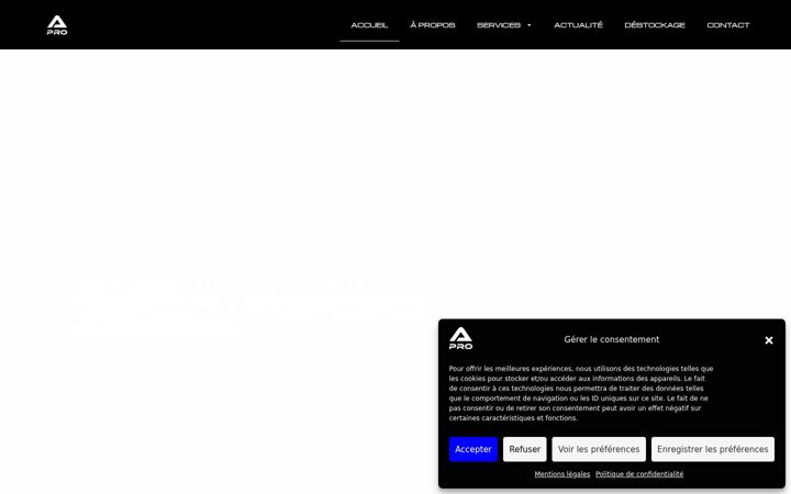 Screenshot of audiopro.fr