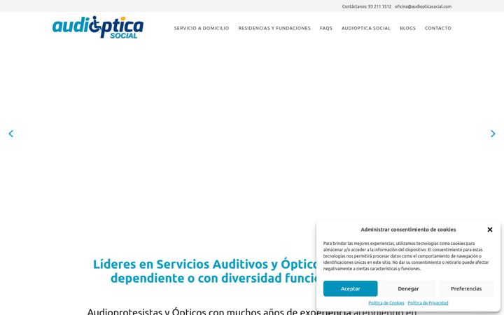 Zrzut ekranu audiopticasocial.com