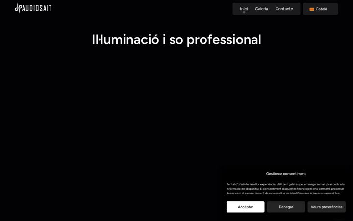 Screenshot of audiosait.es