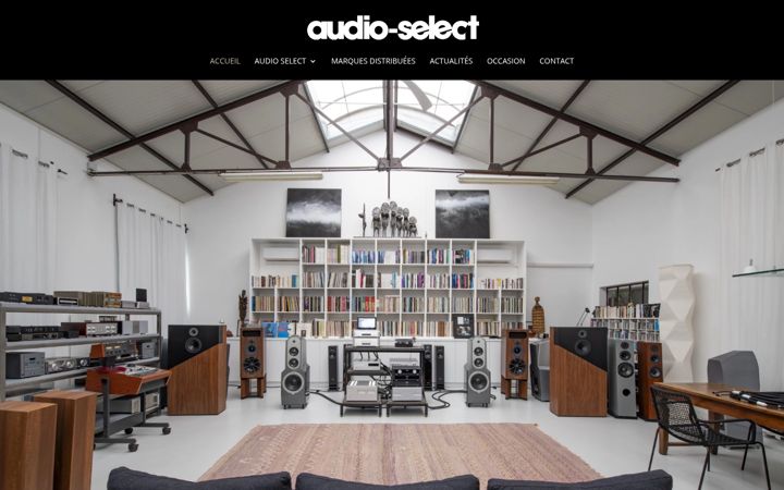 Zrzut ekranu audioselect.fr