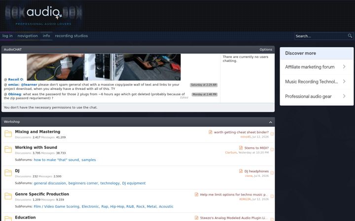Screenshot of audiosex.pro