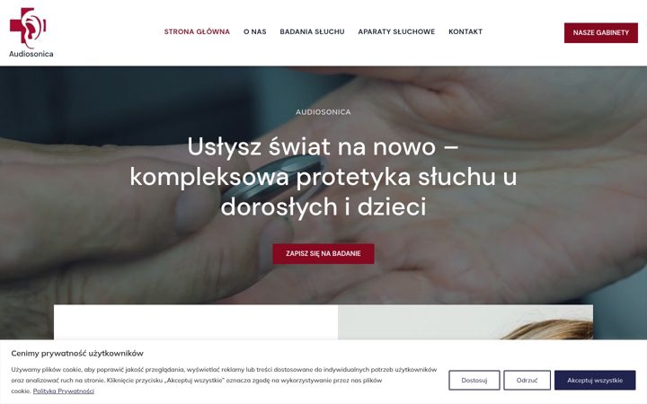 Screenshot of audiosonica.pl