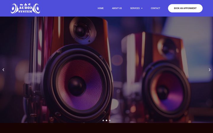 Screenshot of audiosystm.com
