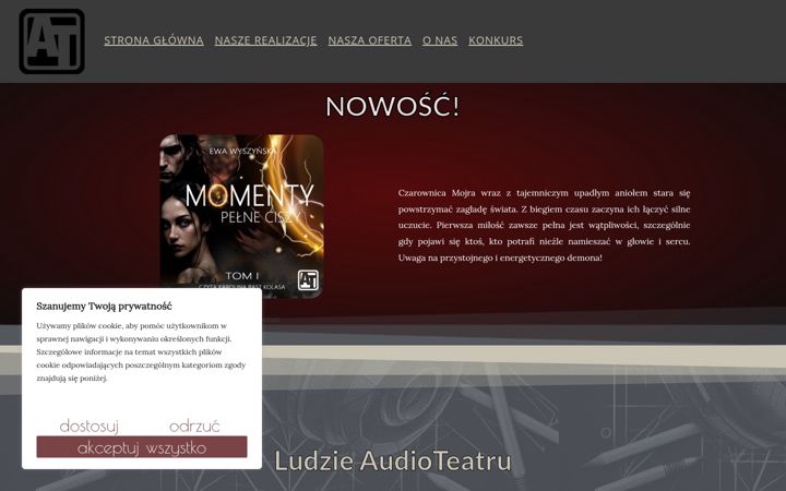 Screenshot of audioteatr.com