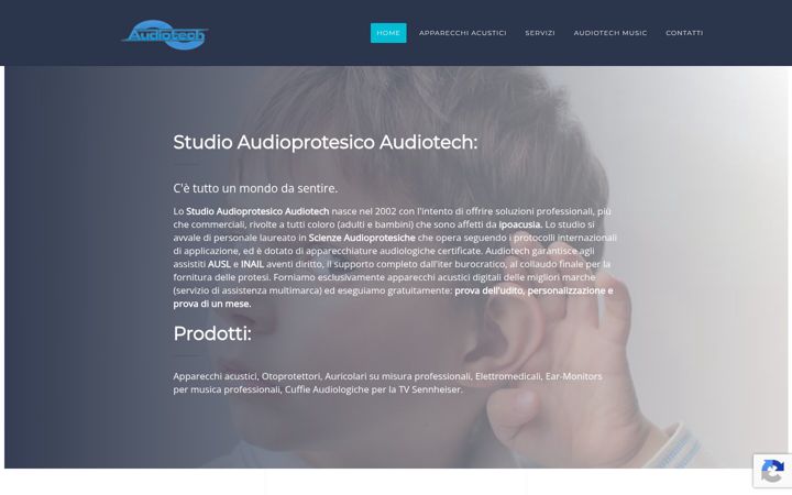 Screenshot van audiotechapparecchiacustici.com