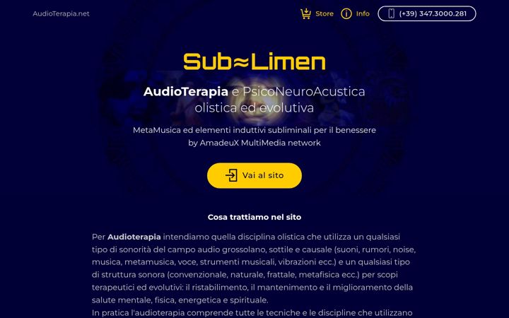 Screenshot of audioterapia.net