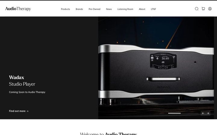 Screenshot of audiotherapyuk.com