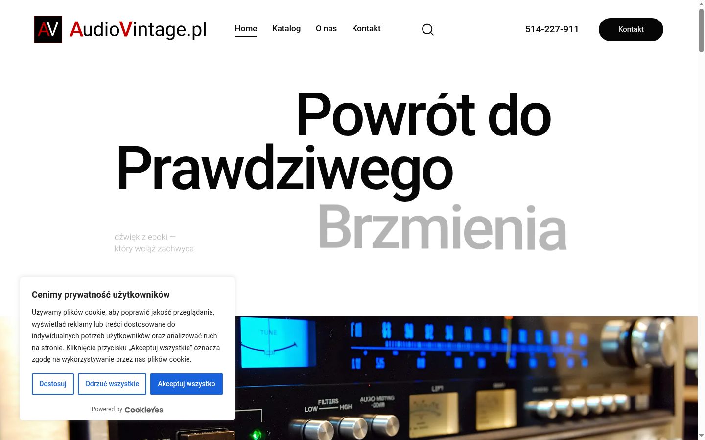 Captura de ecrã do banner de consentimento apresentado antes de qualquer interação
