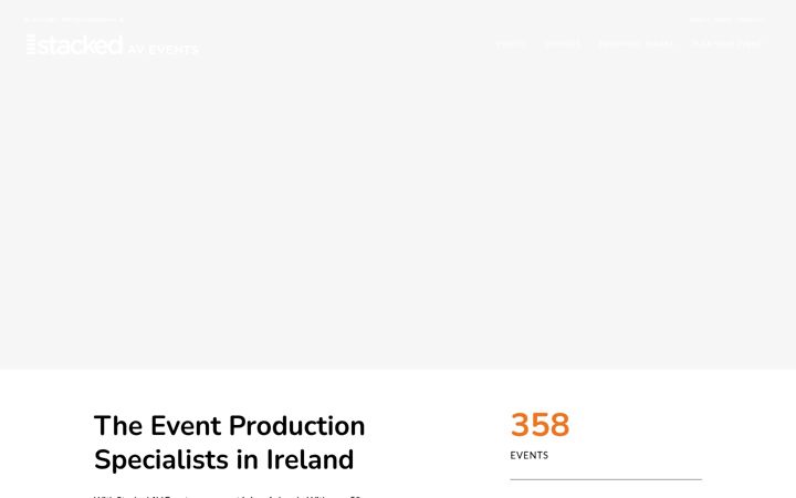 Screenshot of audiovisual.ie