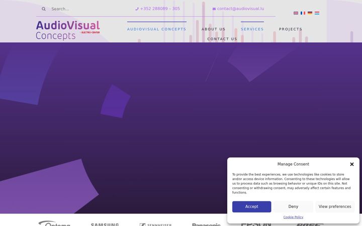 Screenshot of audiovisual.lu
