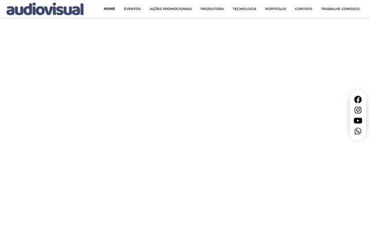 Captura de pantalla de audiovisualcomunicacao.com.br