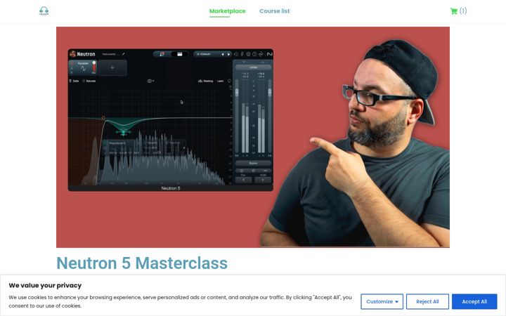 Screenshot of audiowavesacademy.com