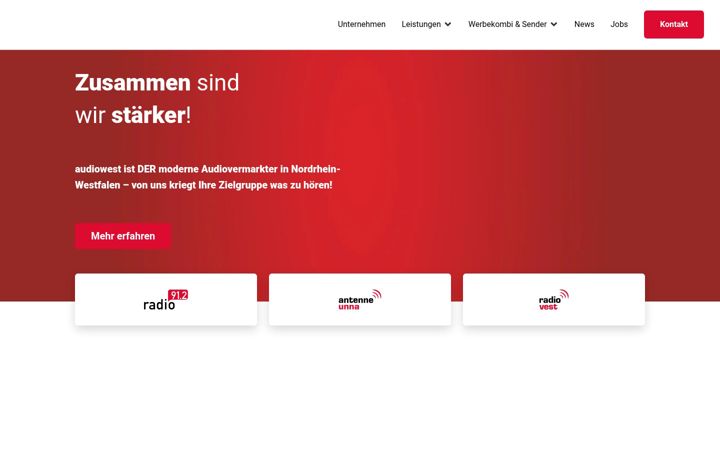 Screenshot of audiowest.de