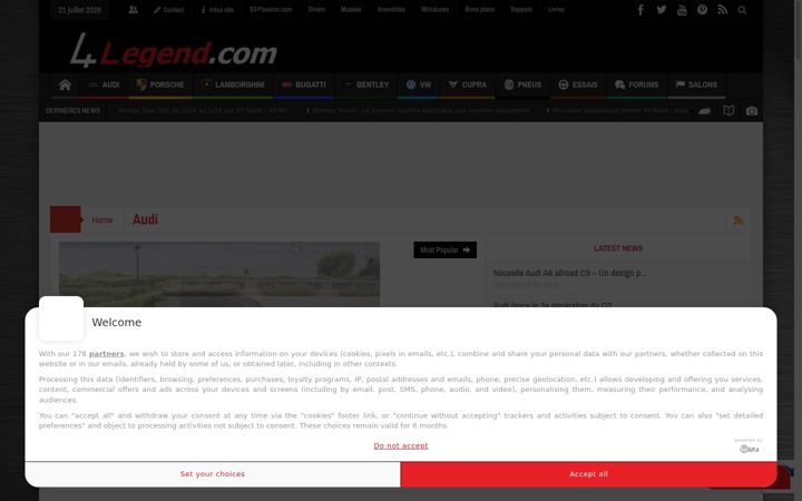 Screenshot of audipassion.com