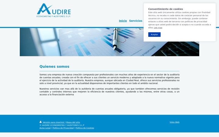 Capture d'écran de audireconomistas.com