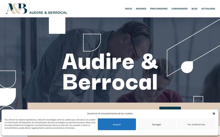 Screenshot of audireyberrocal.com