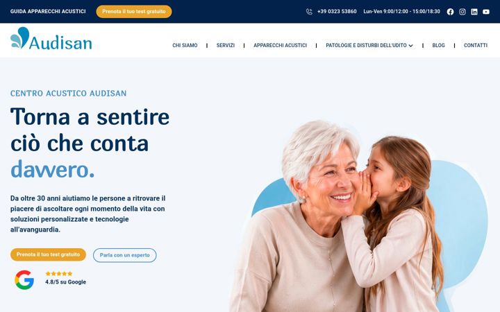 Screenshot of audisan.com