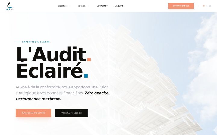 Screenshot of audit-aam.fr