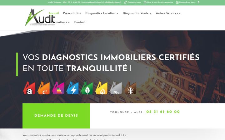 Ekrano kopija audit-diags.fr