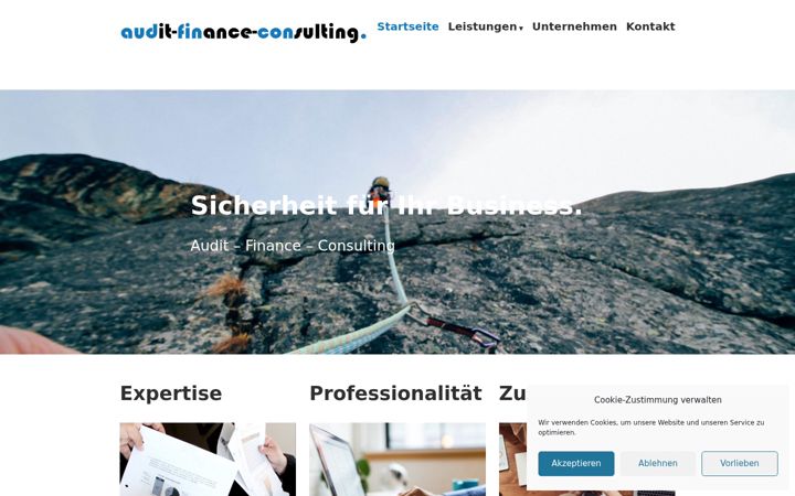 Screenshot of audit-finance-consulting.de
