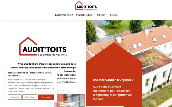 Screenshot of audit-toits.fr