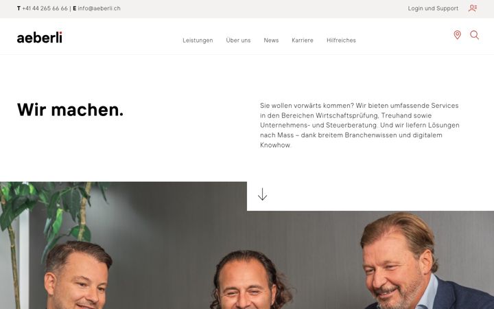 Screenshot of audit-treuhand.ch