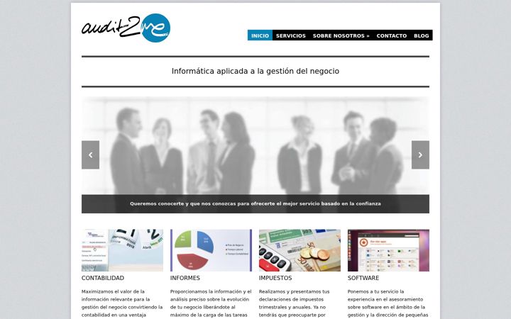 Ekrano kopija audit2me.com