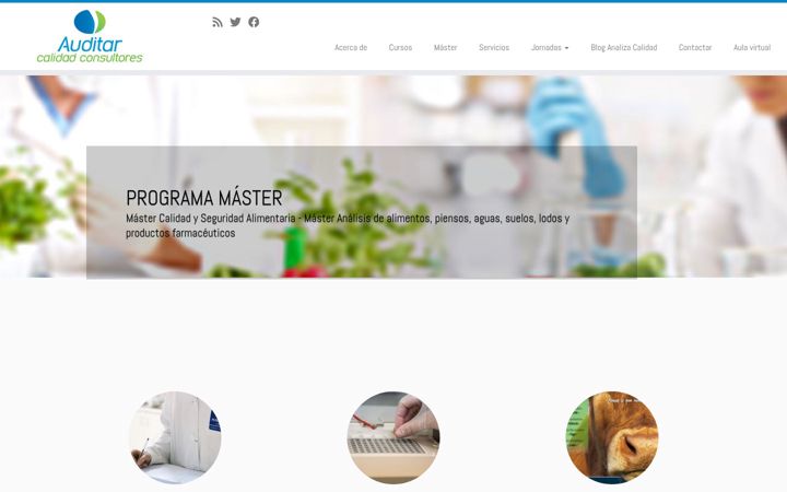 Screenshot of auditarcalidadconsultores.es