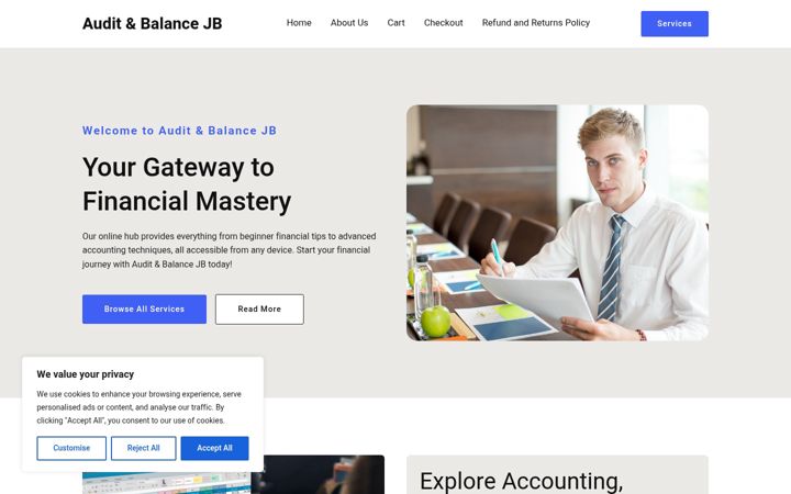 Screenshot of auditbalancejb.store