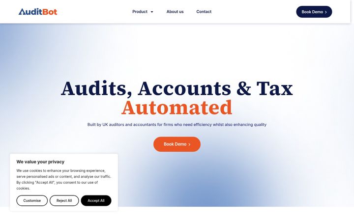 Screenshot of auditbot.co