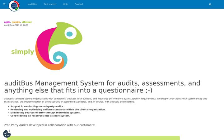 Screenshot of auditbus.com