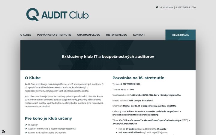 Képernyőkép: auditclub.sk