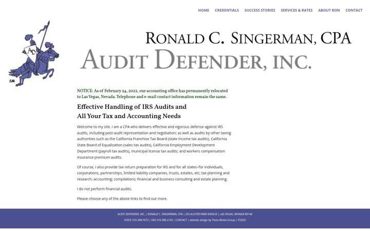 Screenshot of auditdefender.com