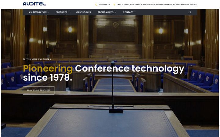 Screenshot του auditelsystems.com